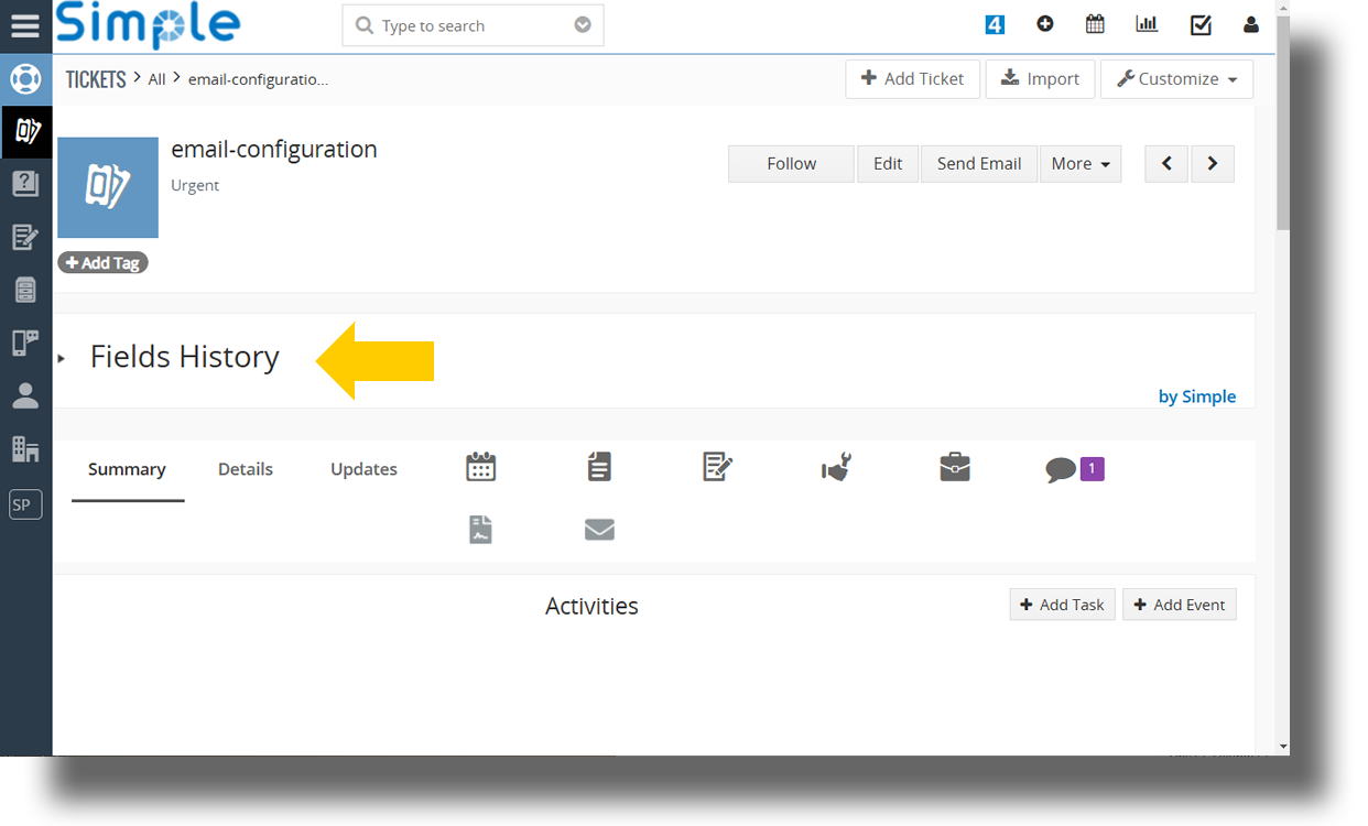 Dropdown block for the Spl Field Updates module for Vtiger.